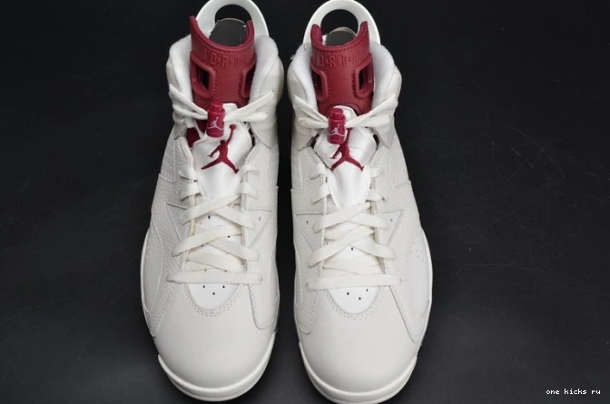Rep Onekick Jordan Retro Maroon white 384664-116 6 Air 0813